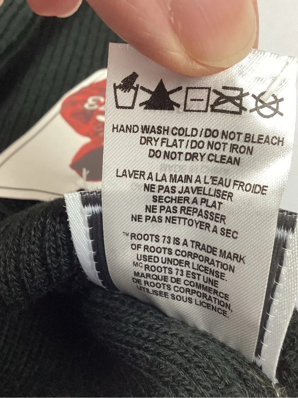 Roots 73 Wallace Black Knit Scarf Unisex New with tag
